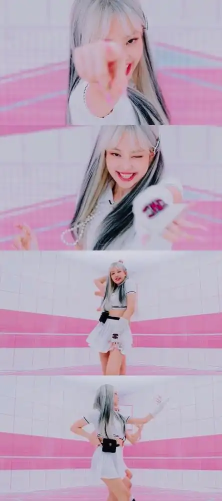 jennie金智妮‖ice cream_腾讯新闻