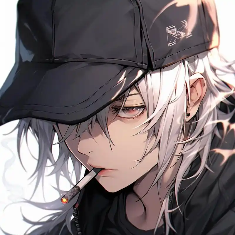 男生头像|抽烟的酷男孩