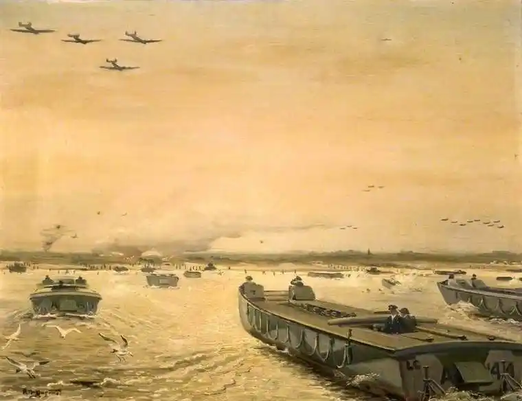 诺曼底登陆日:油画艺术再现1944年6月6日的细节和背后的故事
