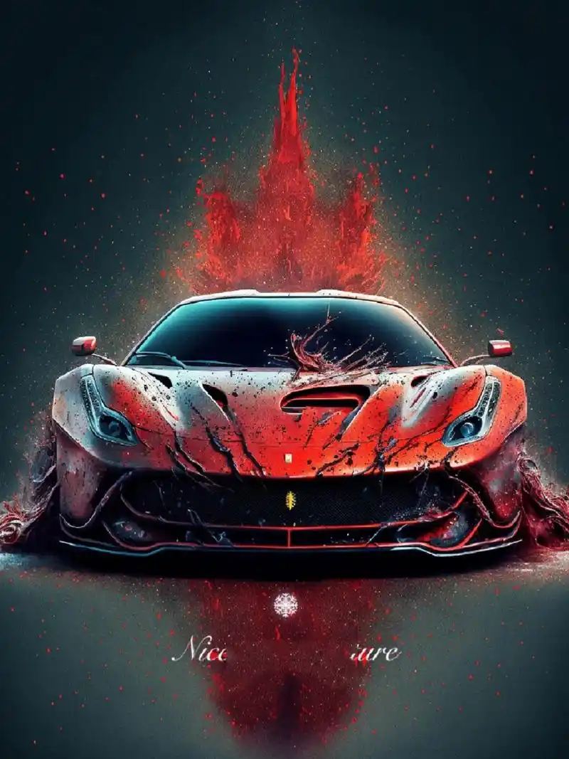 名车壁纸展示法拉利/可取原图 可取原图法拉利壁纸,96新的一年,希望