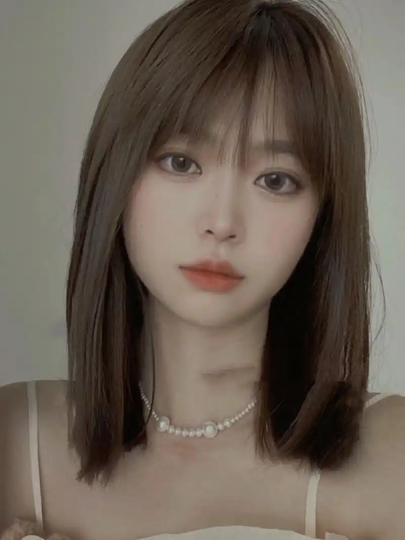 减龄锁骨发  臻选店惠民老师设计少女感发型锁骨发 减龄初恋头97