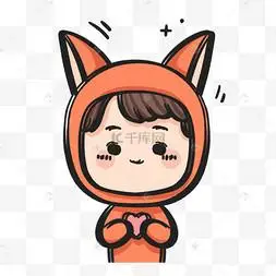 人物图片泰国女孩可爱蓝色图片绘画创意图案女孩微风捂鼻子黄色图片