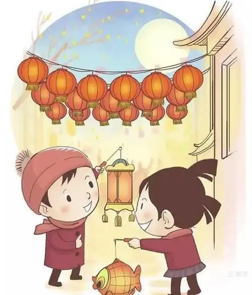 巧动手 做花灯  收集材料亲手制作花灯,充分体现出和谐的美好氛围.