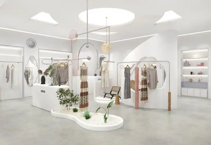 简约风格女装服装店