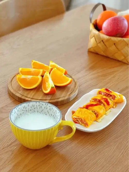 一个人的早餐鸡蛋卷