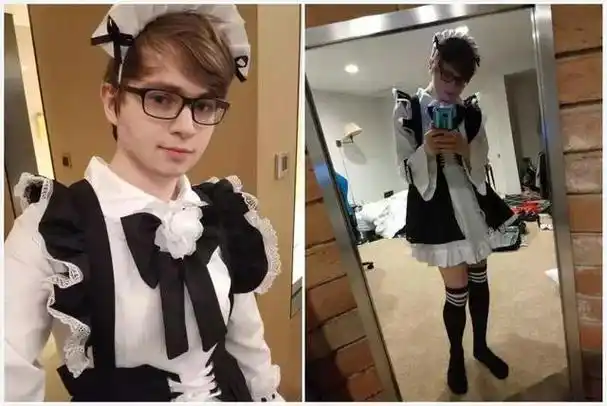 甚至有些网友都总结出了女装大佬界的定理:每个男生穿女装有0次和无数