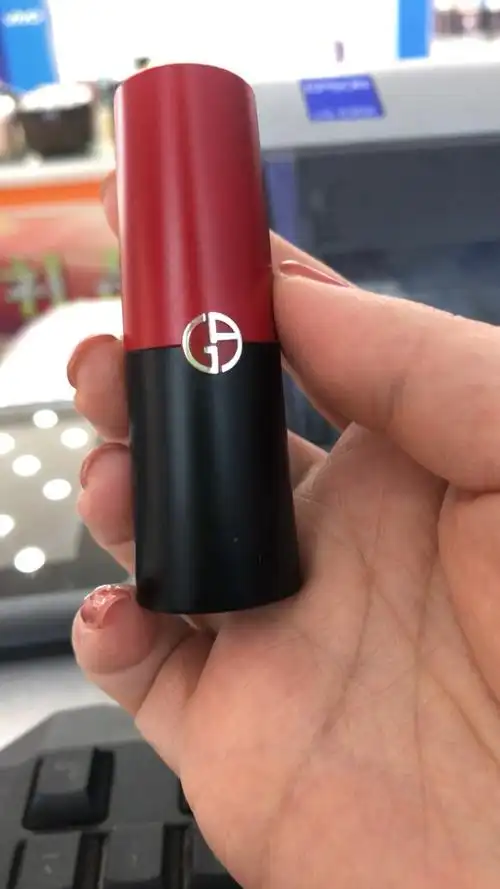 【易烊千玺同款】armani阿玛尼口红挚爱黑管哑光雾面显色唇膏4g 圣诞