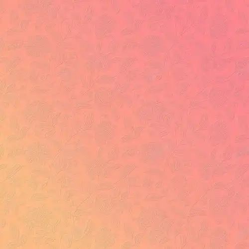 粉黄色渐变花纹壁纸