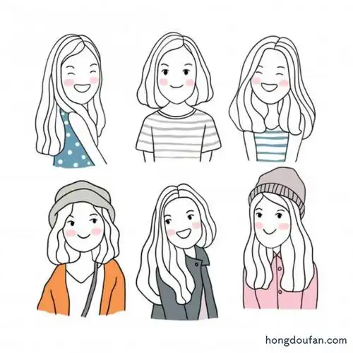 标签100简笔画,交友,仙女,公主,公主简笔画,可爱,头像,女孩子,好朋友