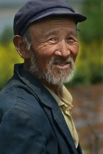 慈祥的老人——摄于临沂