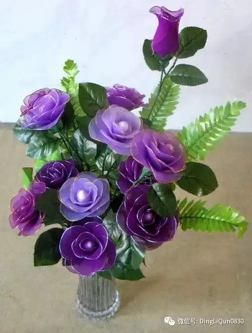 丝网花艺三角梅秋海棠剑兰牡丹等多款制作及作品欣赏