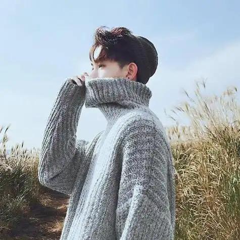 男生头像冷酷帅气侧脸