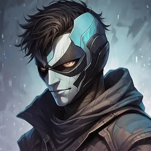 冷酷蒙面人头像神秘魅力