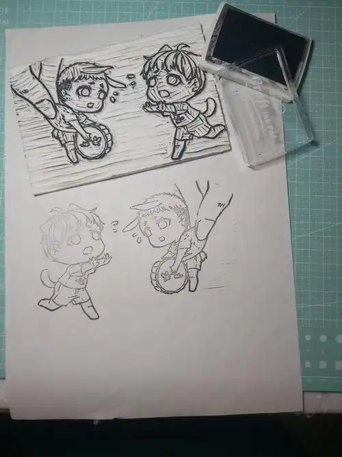 q版顾飞蒋丞橡皮章 - 半次元 - acg爱好者社区