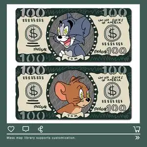 猫和老鼠鼠标垫超大汤姆猫杰瑞鼠加长加厚锁边电脑键盘办公书桌垫