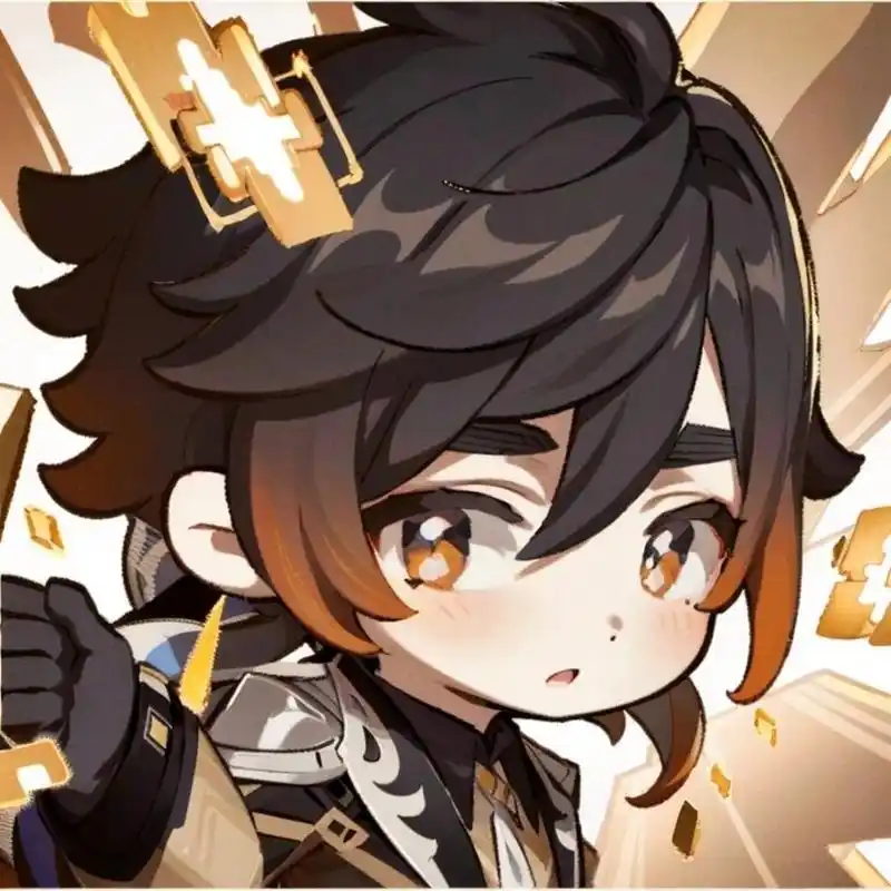 原神q版头像34:钟离