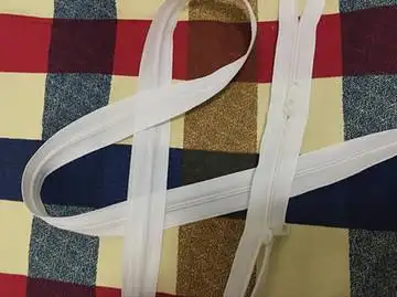 长拉链被子拉链头拉锁批发白色抱枕被罩沙发套尼龙被套拉链