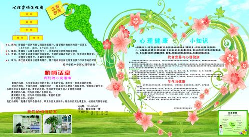 7海报印制展板贴纸挂图画喷绘1045心理健康小知识