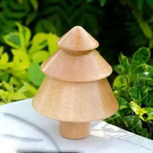 八门虫社圣诞树创意音乐盒旋转木质工艺品礼品家居摆件zakka礼盒