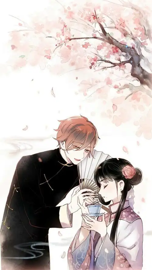 古风 情侣 手绘