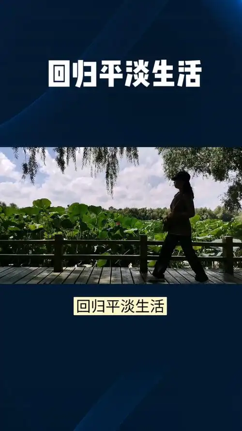平平淡淡才是真,回归平淡