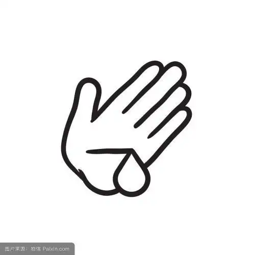 小手指示图标简笔画