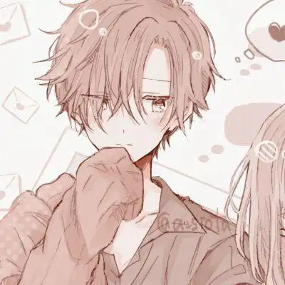 抖音网红情头图片动漫唯美好看的情侣可爱头像大全