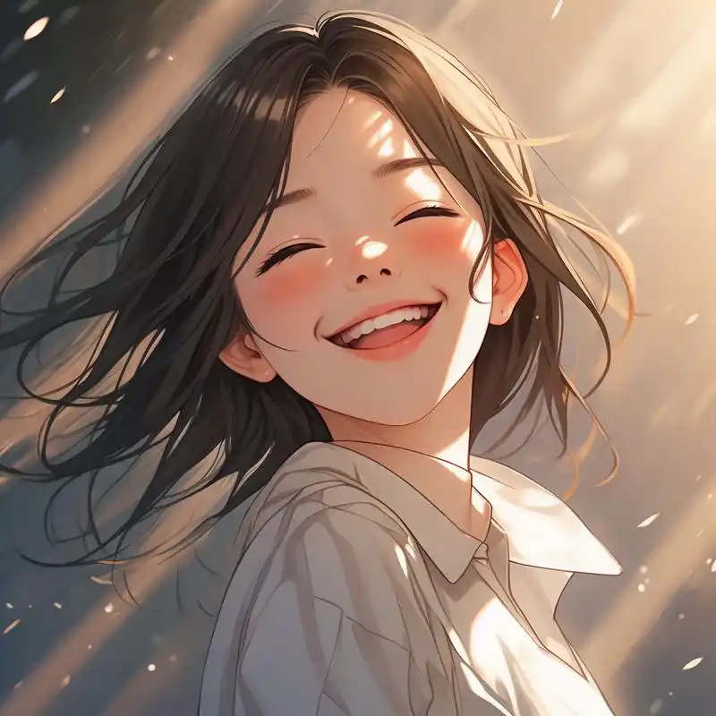 阳光女生头像78甜美笑容 快来换上这组阳光女生头像吧!