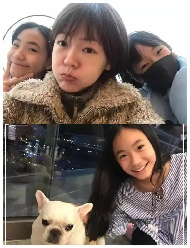 小s与三女儿合体拍大片,三姐妹颜值高,被赞镜头感十足有超模范