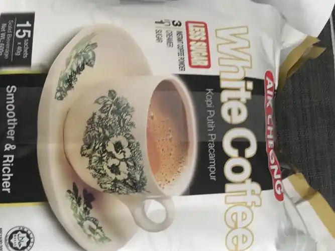 马来西亚进口 益昌3合1(减少糖)速溶白咖啡粉 冲调饮品 15条600g*2袋