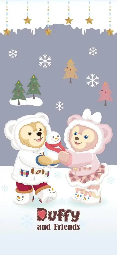 达菲熊壁纸来啦( ` ~ 壁纸/手机壁纸/可爱壁纸/少女心壁纸/卡通壁纸