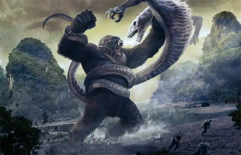 四部关于大猩猩金刚的科幻电影你们最喜欢哪一部