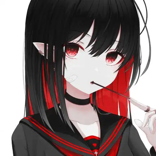 动漫头像:少女红瞳头像分享,二次元中最受欢迎的瞳色之一