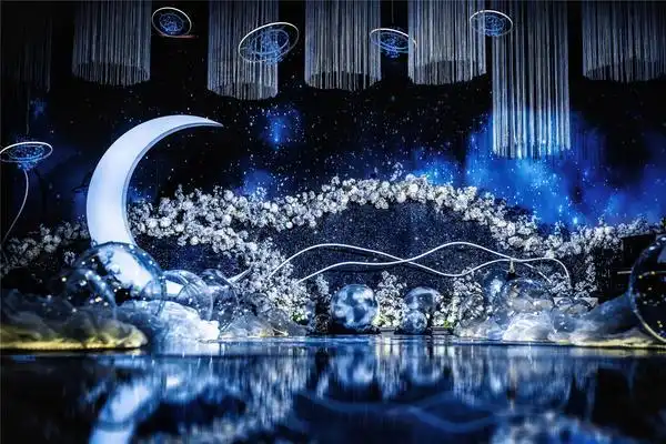 大连婚礼策划《蓝色主题婚礼》大连婚庆礼仪