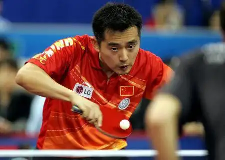 图文-世乒赛男子单打第三轮 孔令辉依然灵气十足