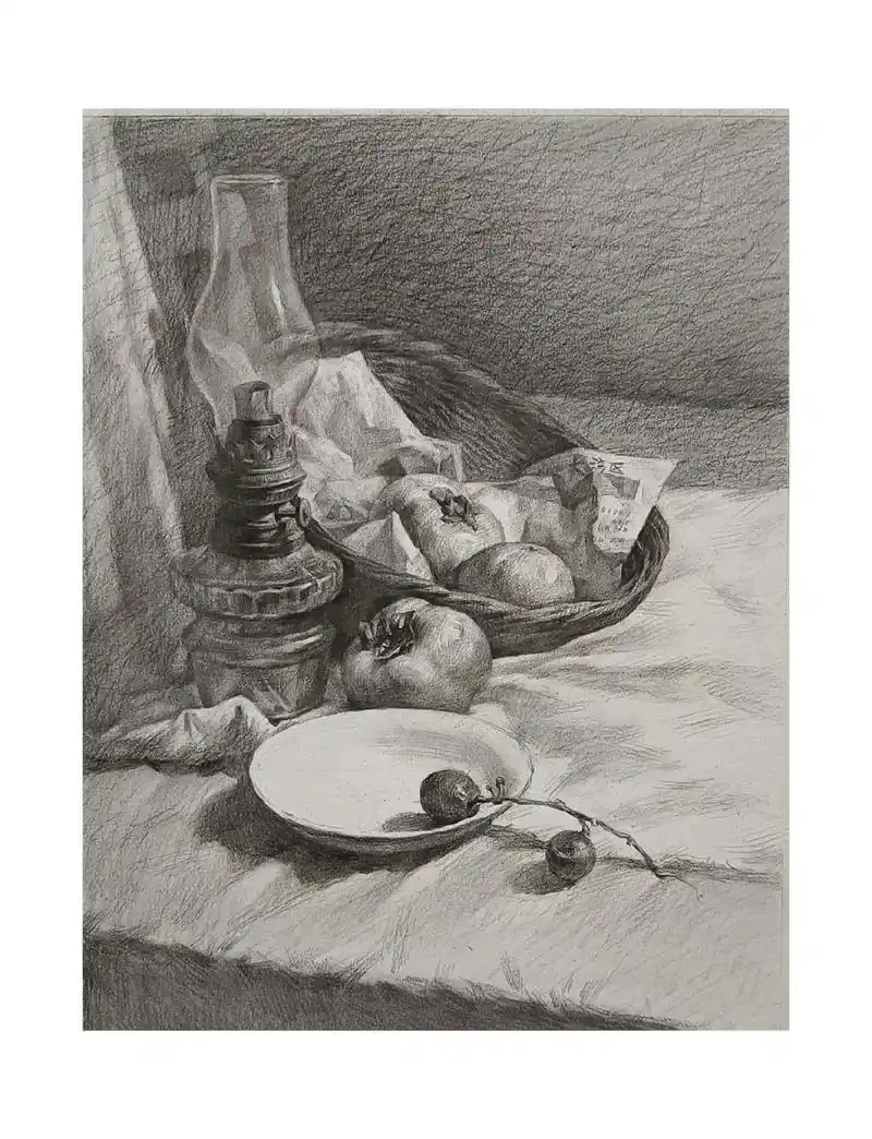 素描静物