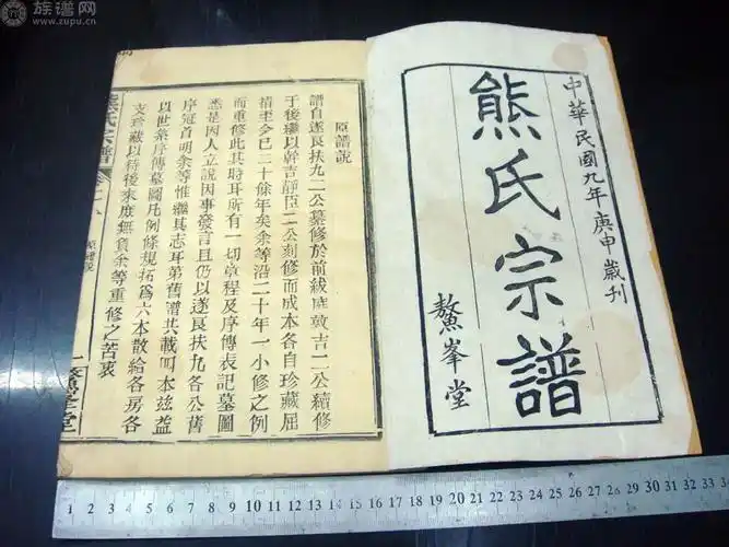 熊氏各地族谱文献及字辈解答