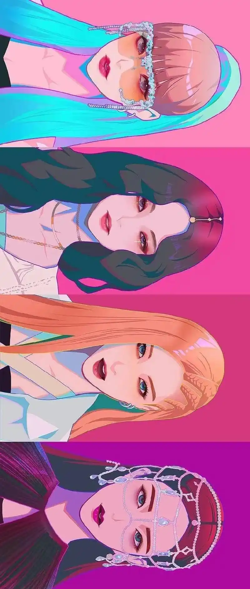 四闺女#blink集团 #粉墨壁纸 #blackpink # - 抖音