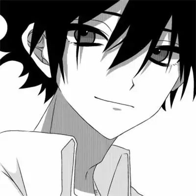 头像动漫超酷男生黑白漫画