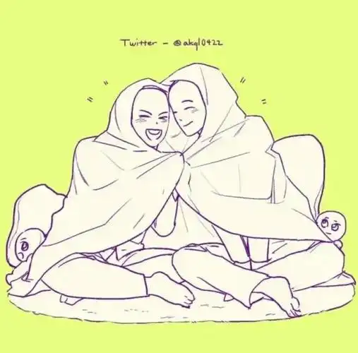 如何画出人物?双人互动画法素材!