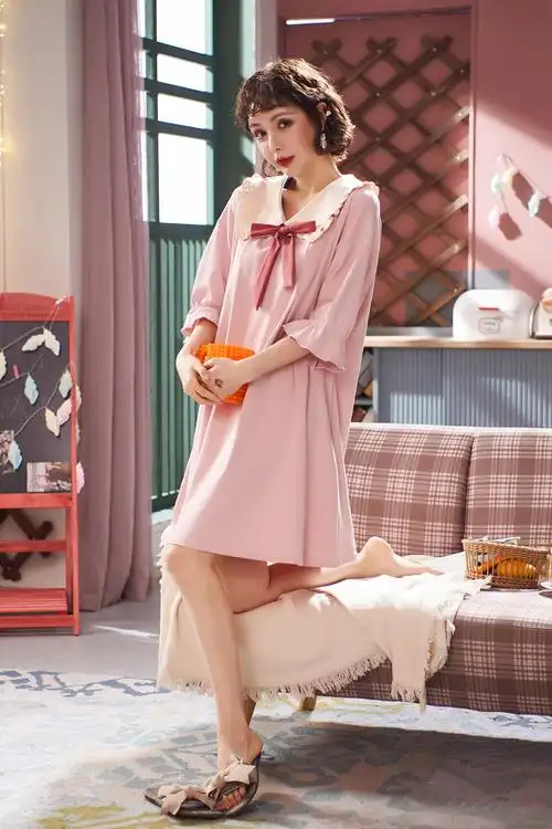 女装,家居服,睡裙模特拍摄