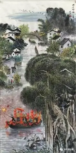 【学习欣赏】这样的江南水乡水墨画,醉啦!