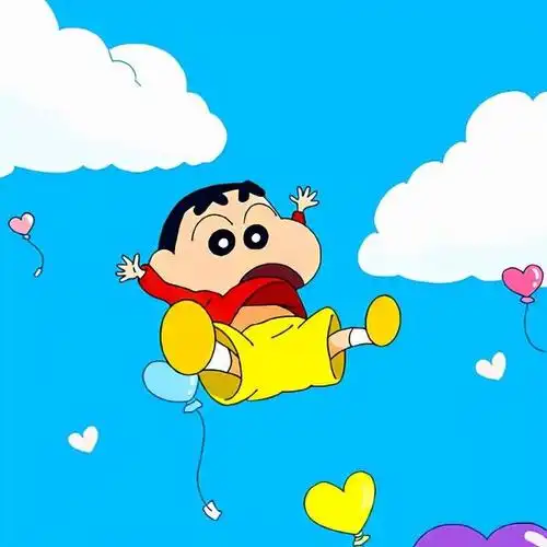 蜡笔小新超可爱的图片卡通(超可爱的蜡笔小新朋友圈背景图)