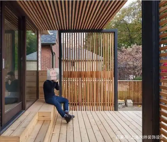 庭院门前做台阶,步入式设计,实用也美观!