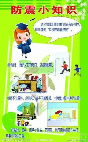 跃华幼儿园防地震演练