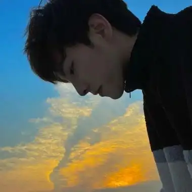 男生头像冷酷帅气侧脸高清