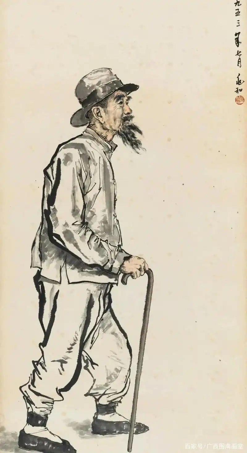 紧握秃笔,为民写真——中国现代水墨人物画宗师蒋兆和作品赏析