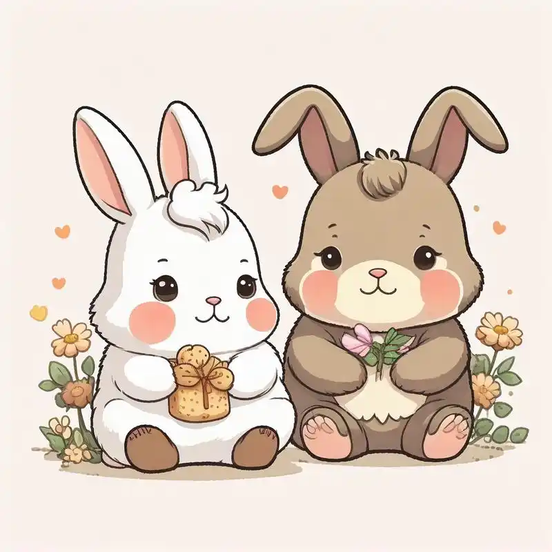 92超可爱的小兔子头像92 亲们,我为大家准备了一系列超级可爱的小