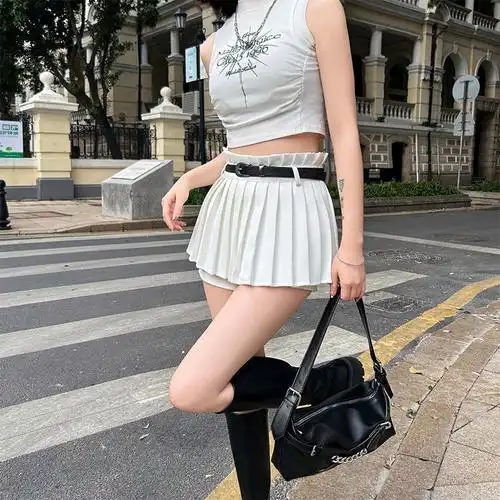 t恤外套jk制服衬衫a字半身裙子连衣裙百褶裙女秋冬春夏两件套装裙