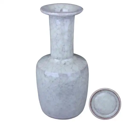 宋代官窑月白秞棒槌瓶 - 北京【瓷器】 - 拍品展示